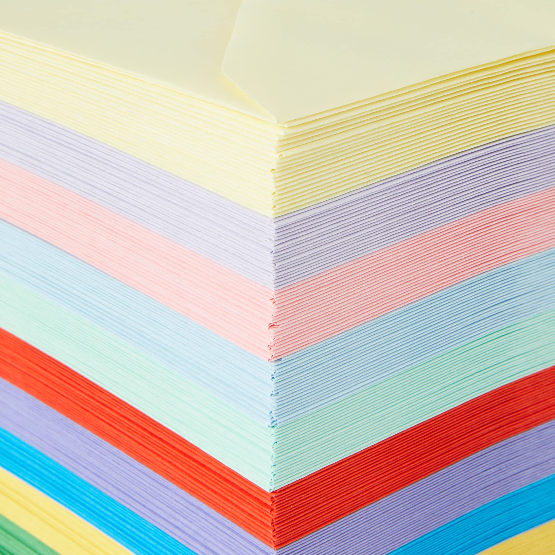 Craft UK 2374-200 5X5 Envelopes in Assorted Colours, Brights & Pastels - Image 2