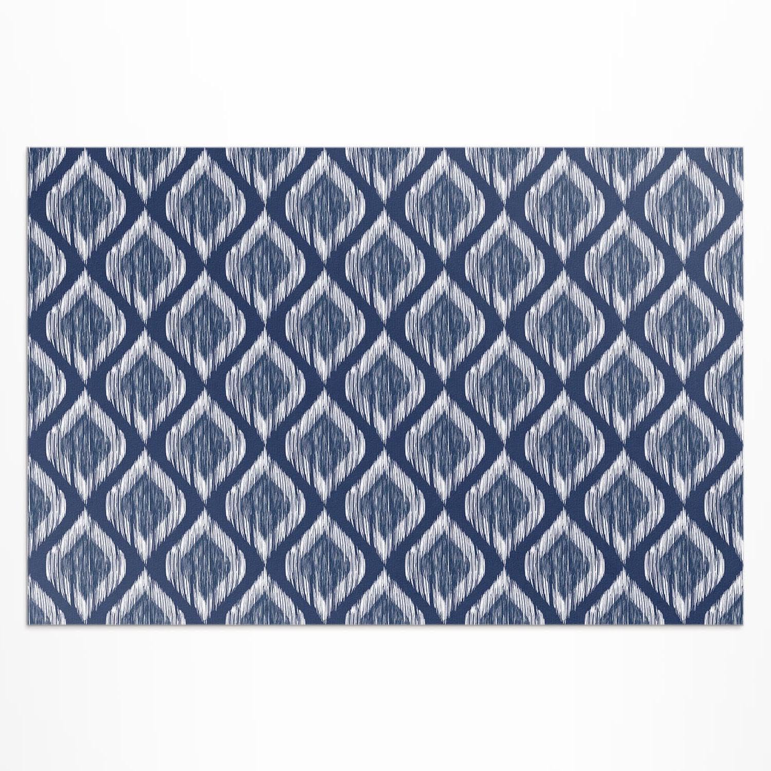 Tapis de balcon 60x90 imitation tissu pour créer un coin détente cosy