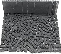 Vista 1 de Feleph Juego de ladrillos de perfil de mampostería a granel de 260 piezas de bloques de construcción para pared de construcción de casas, piezas MOC