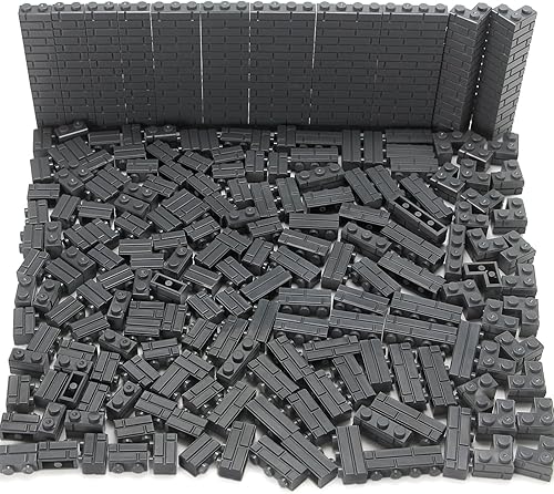 Feleph Juego de 260 piezas de ladrillos de perfil de mampostería, bloques de construcción multicolor para pared, piezas y piezas MOC, juego de