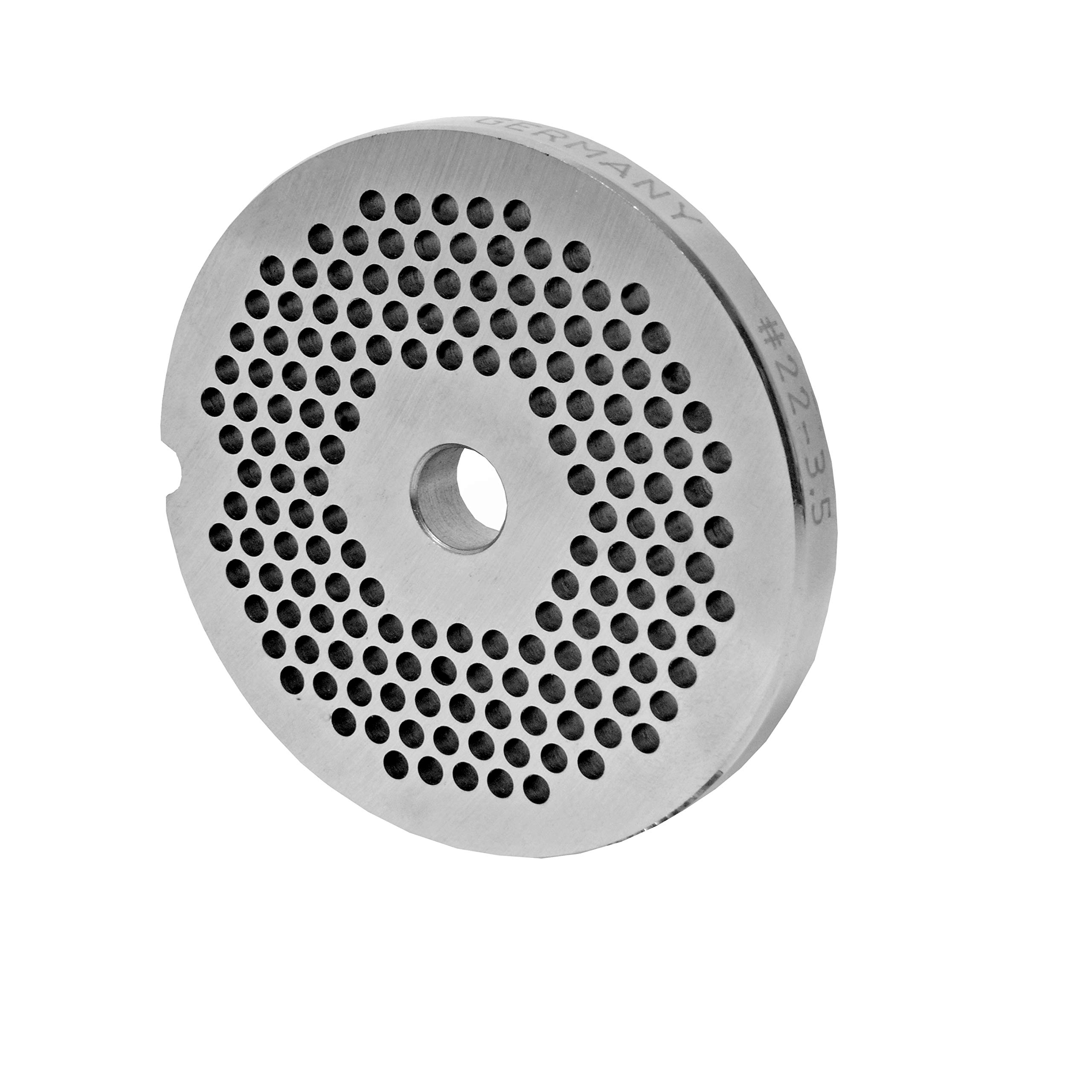 Disque Perforé 2 Rainures Disque Hachoir à Viande Inox 22/4,5mm - Compatible Alexanderwerk, Bizerba Et Autres Marques Accessoire Hachoir Viande 4.5mm