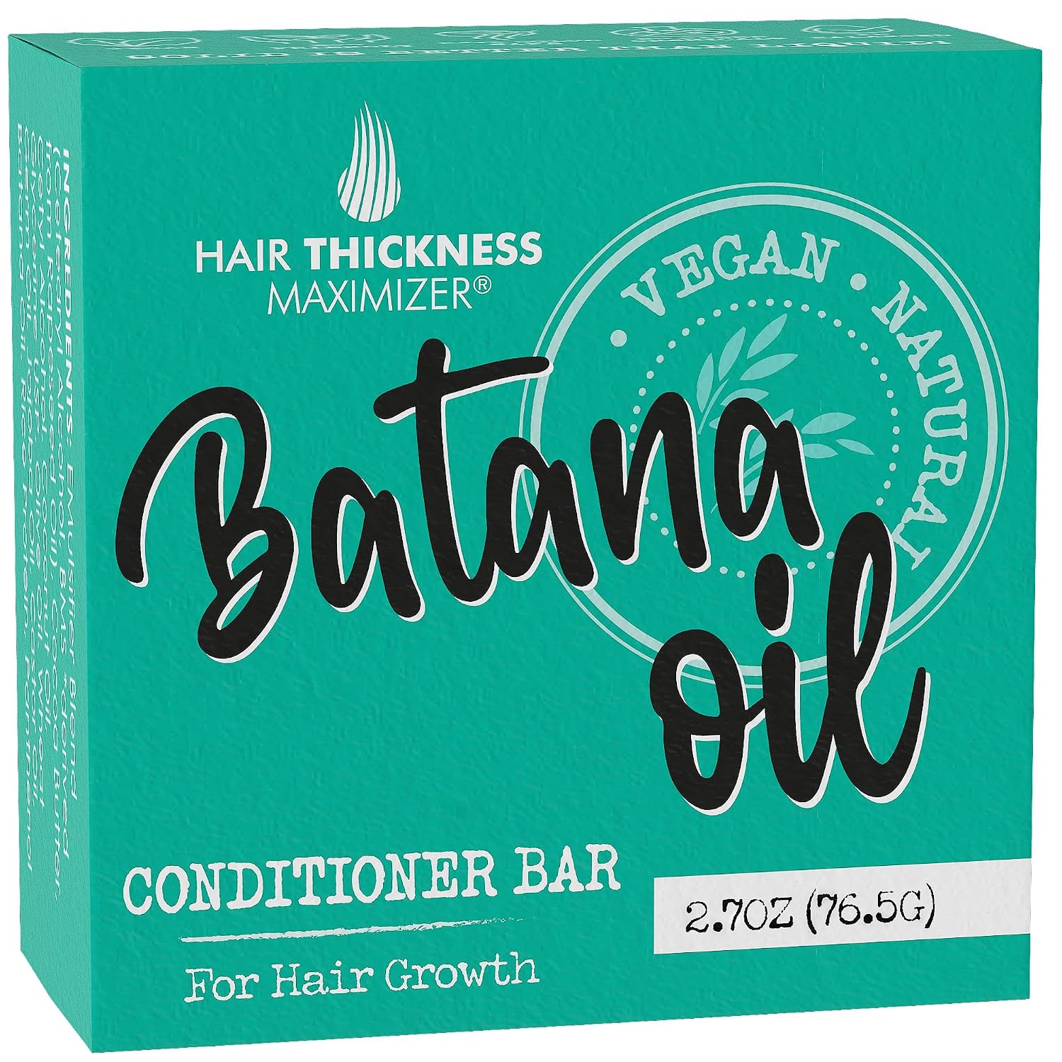 Hair Thickness Maximizer Conditioner Bar - Eco-Friendly & Vegan