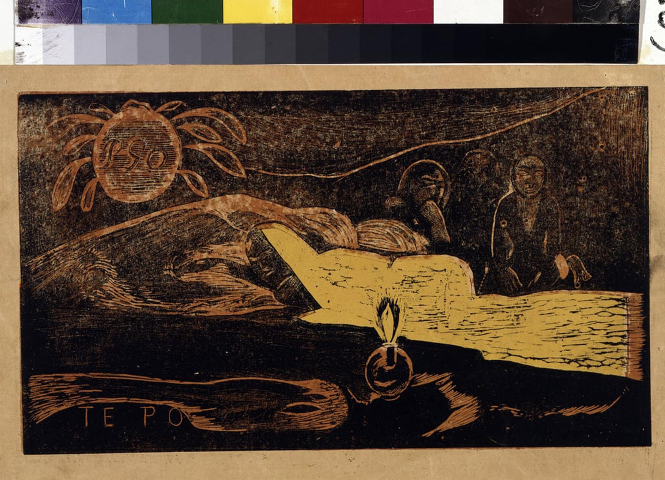 ARTXLXXBN Famous Art Print Poster Vintage Wall Art Te Po or Lanuit From the Series 'noa Noa' by Paul Gauguin Canvas Art Poster for Home Decor 60x90cm
