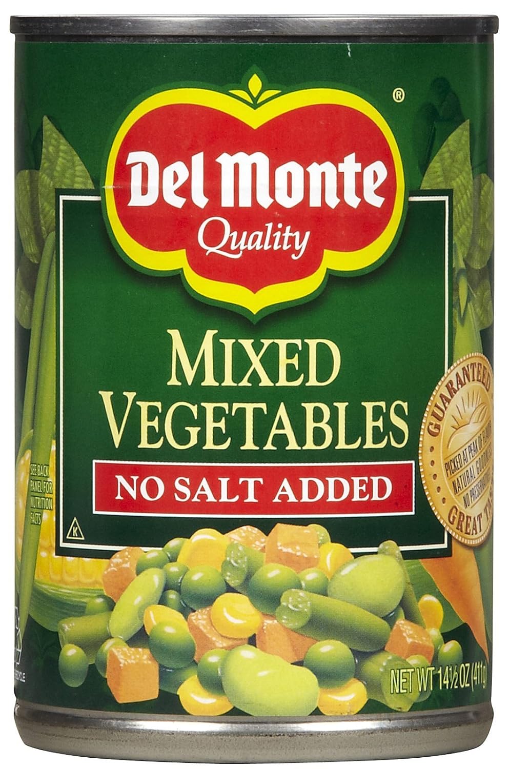 Del Monte Mixed Vegetables, No Salt Added, 14.5 oz