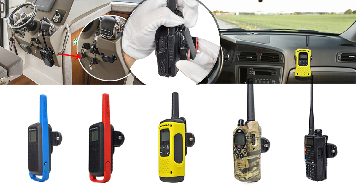 Handlautsprecher-Halterung – Mikrofon & CB-Radio Halter Für Auto & Wand, Verstellbar