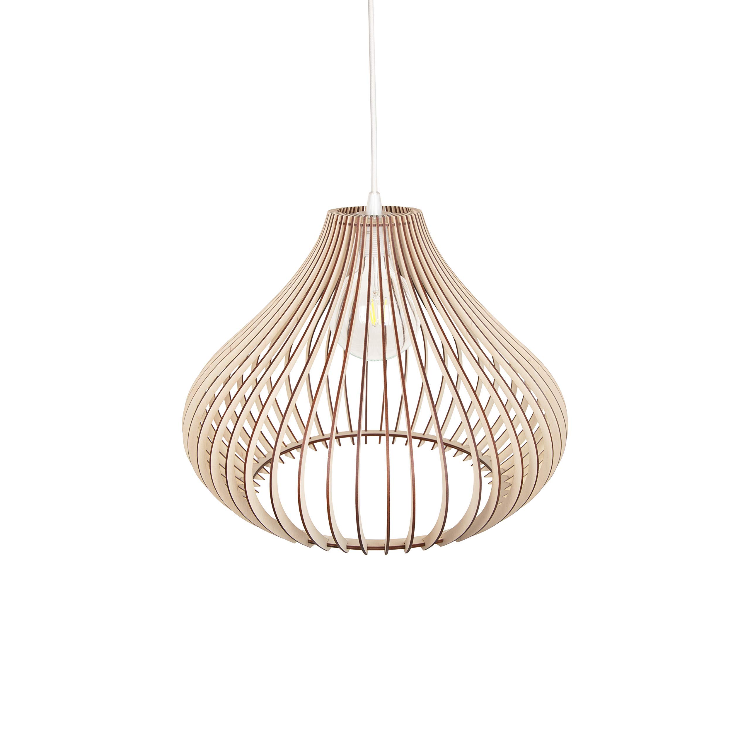 Buy Wood Pendant Light Fixture Lamp 