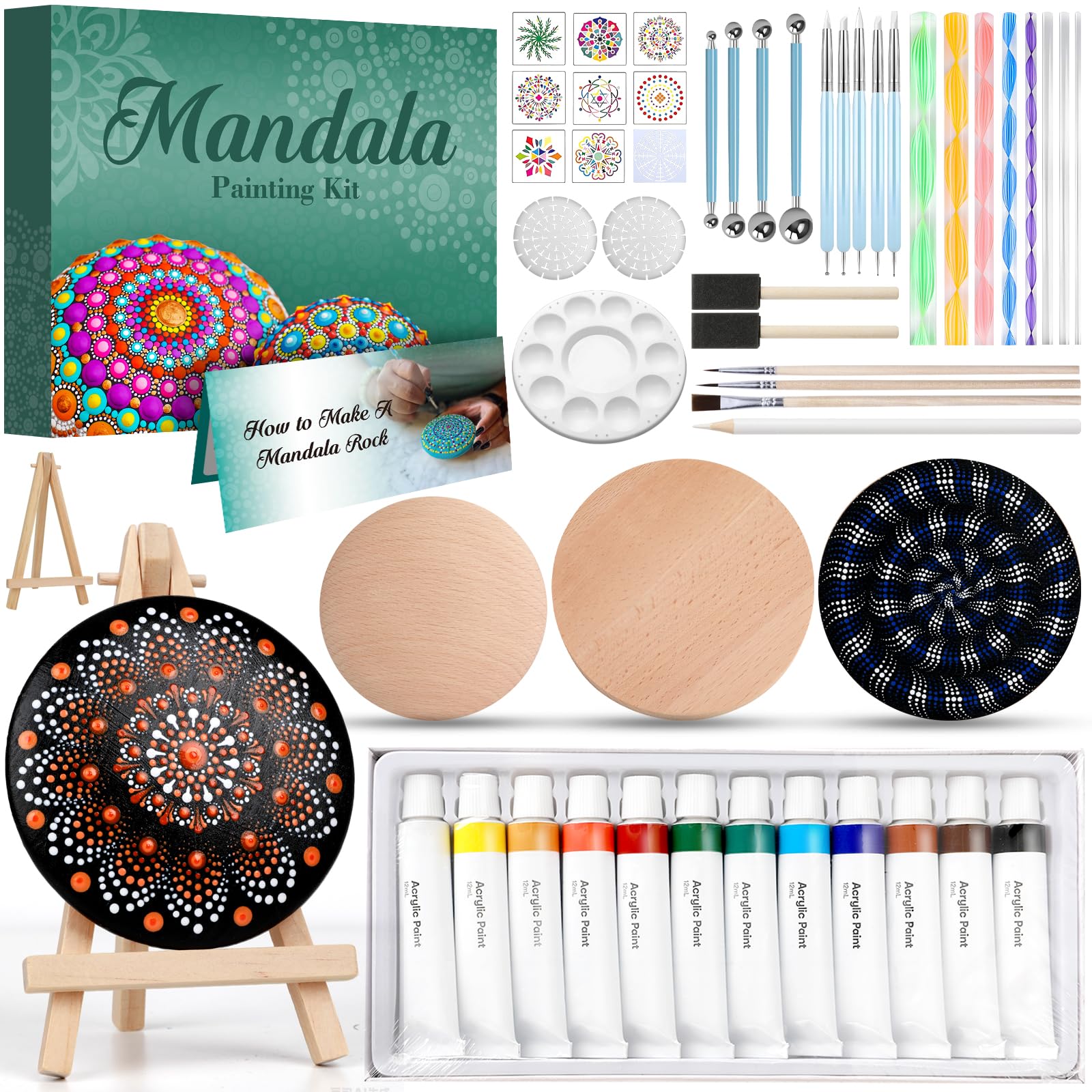 Mandala Rock Painting Kit