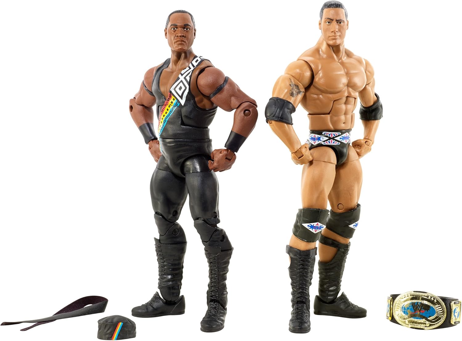 WWE Elite Collector The Nation of Domination: The Rock & Faarooq 2-Pack
