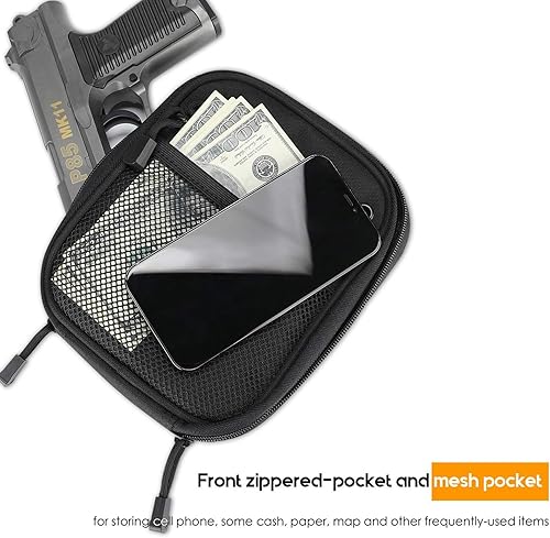 Miniatura 7 de ProCase Bolsa oculta para pistola, multiusos, riñonera para pistola con trabillas para cinturón