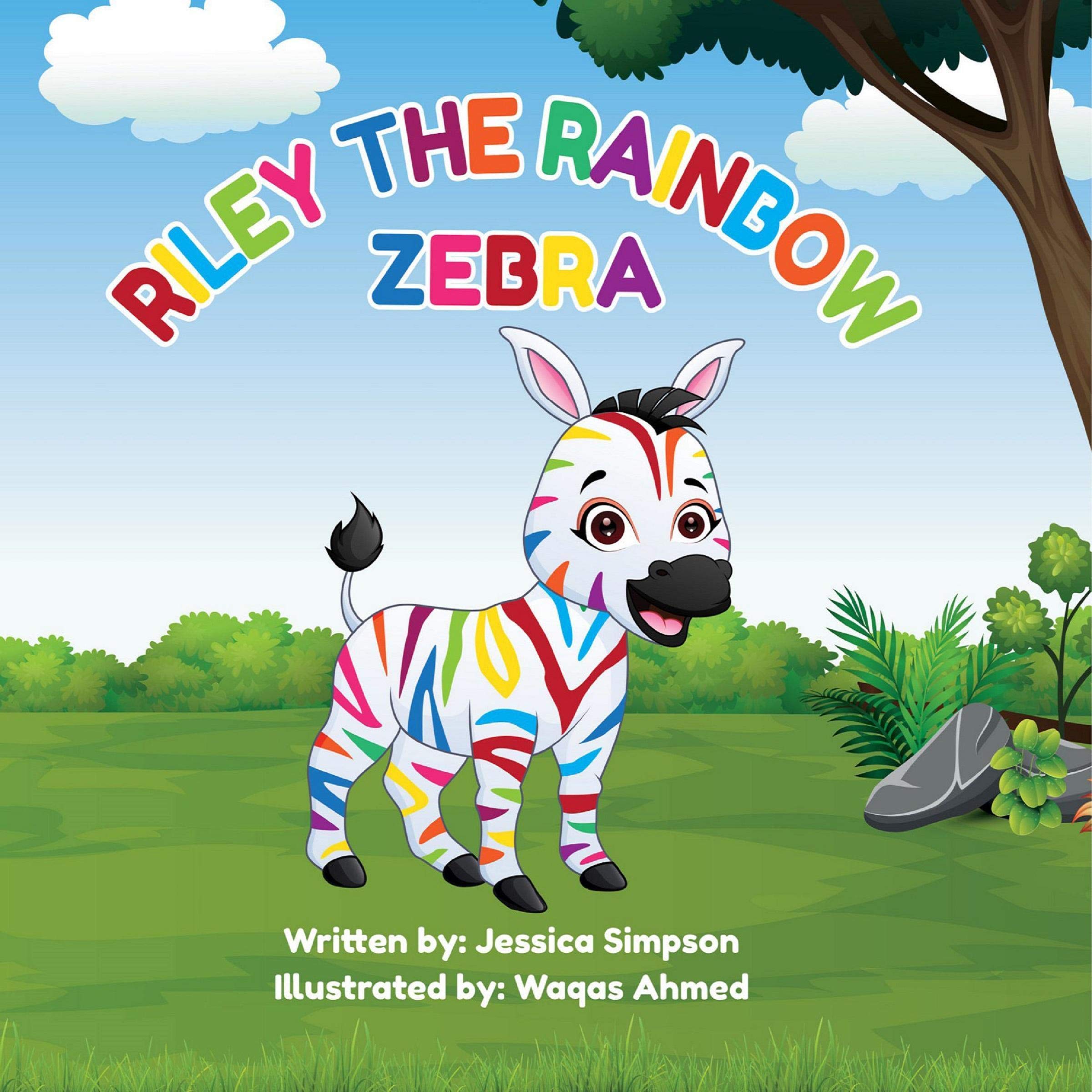 Riley the Rainbow Zebra