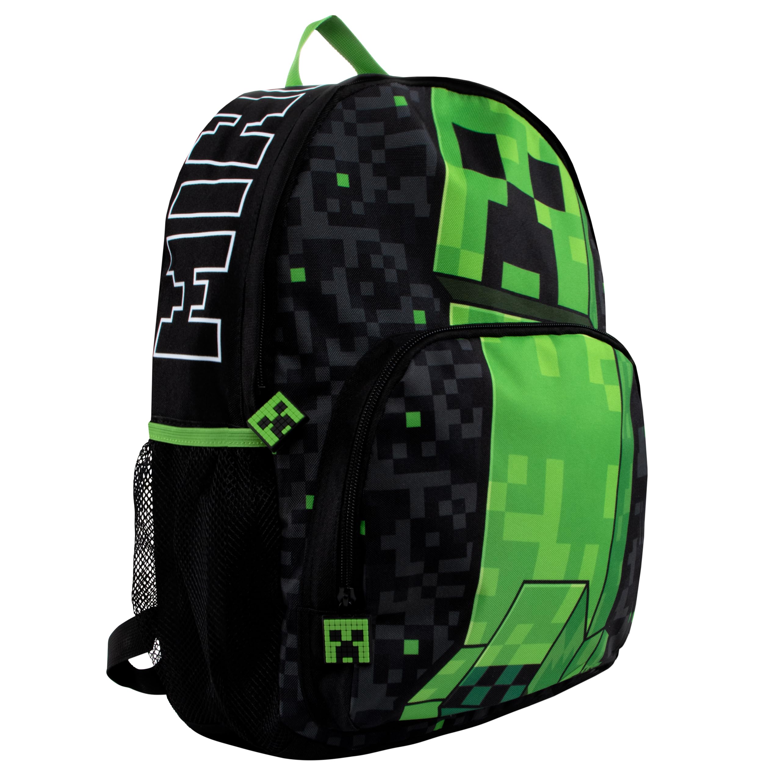 B) Zaino scolastico Minecraft per bambini della scuola elementare