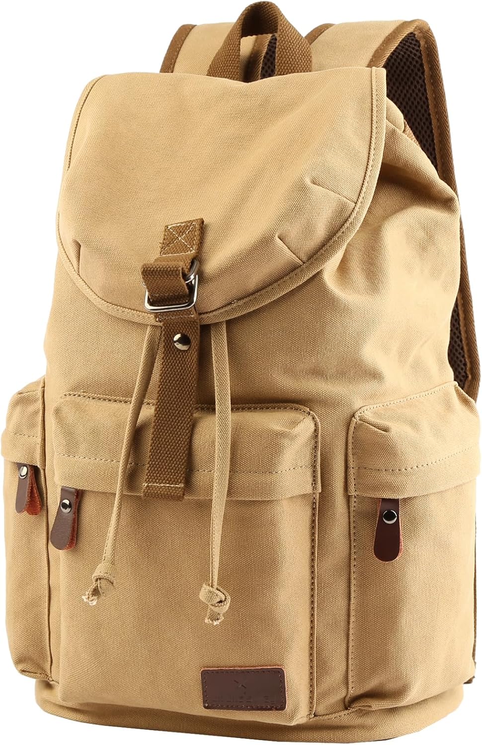 Vintage Canvas Backpack 30L with 17.3'' Laptop Compartment