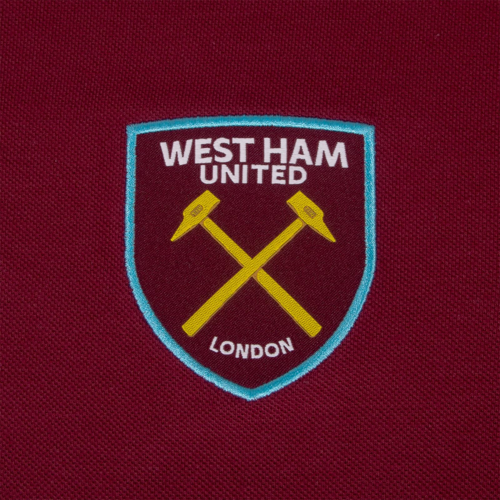 West Ham United FC - Polo Oficial para Hombre - con el Escudo del Club