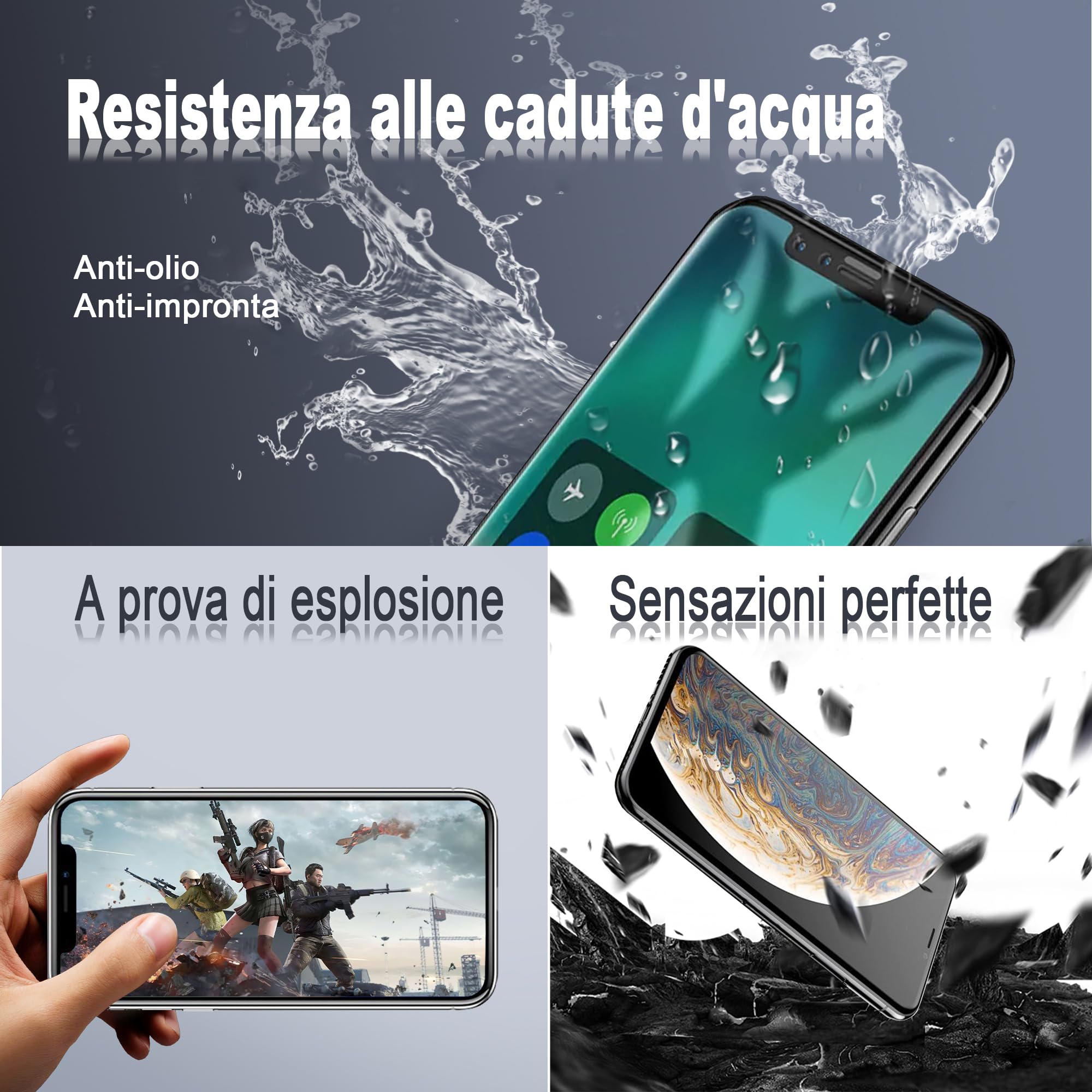 per iPhone 12/12 PRO Sostituzione dello Schermo LCD 6,1 Pollici Gruppo digitalizzatore del Display Schermo tattile,con Strumento di Riparazione del Gruppo Telaio