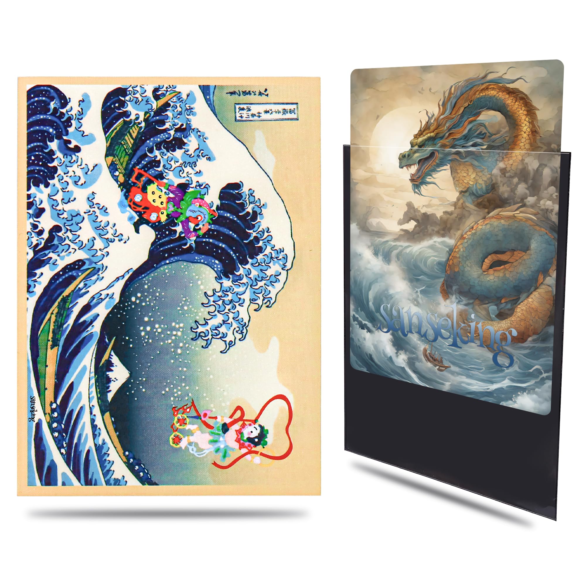 Chaos Universe Printed Trading Card Sleeves, 64pcs Standard TCG Card Protectors Fit for Card Game (64pc)