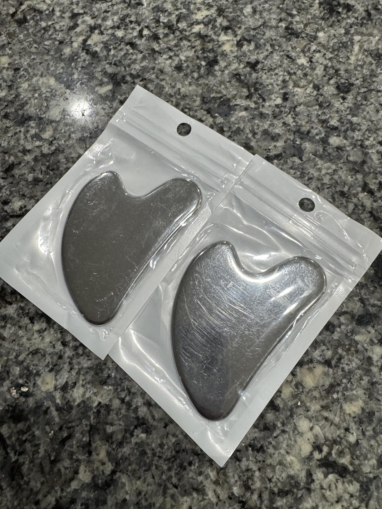 CAEYPOAR Stainless Steel Gua Sha Facial Tools, Upgrade Metal Gua-sha, Guasha Tool for Face and Body Treatment, Muscle Tension and Puffiness Relief for Guasha Tool, Skin Care