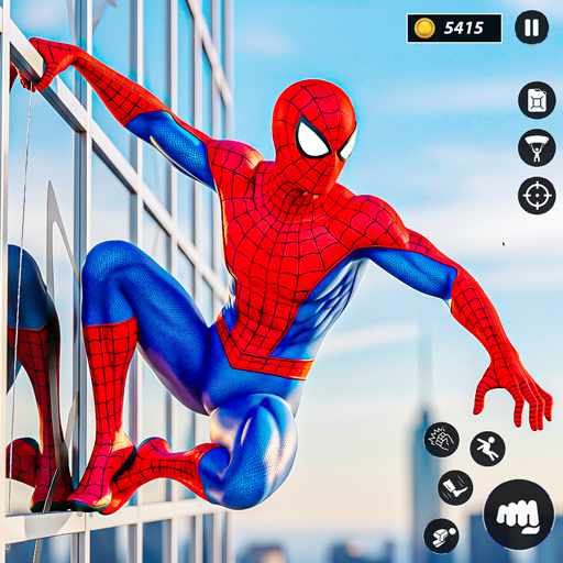 Super Rope Hero Adventure: Open World City Crime Battle and Rescue