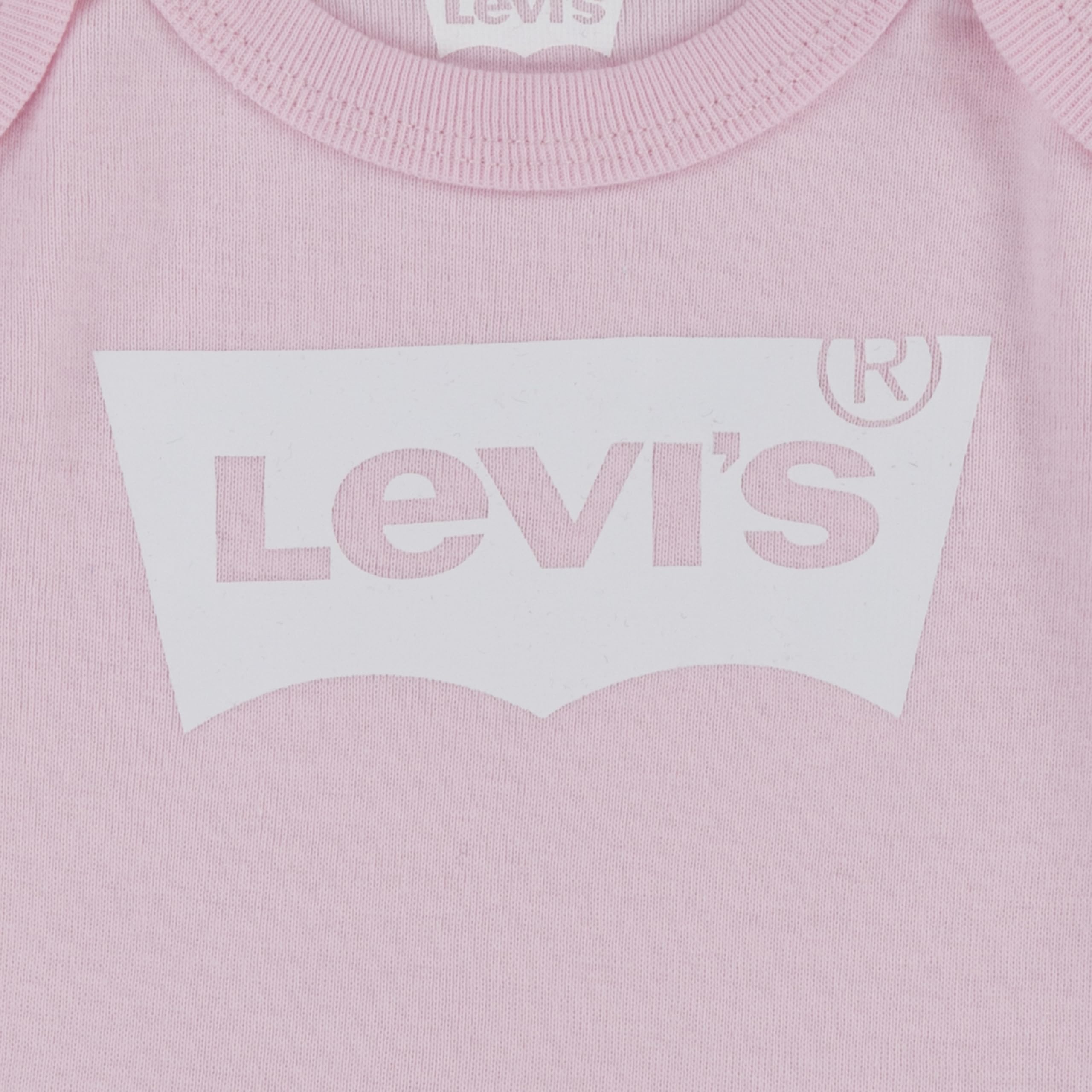 Levi's Classic Batwing Infant Hat Bodysuit Bootie Set 3pc Tutina per Bambino e Neonato Unisex-Bimbi