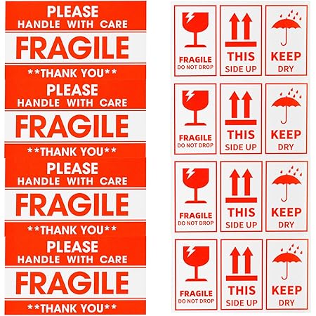 112 Large Fragile Handles With Care Keep Dry Up Do Not Trample Shipping Box Warning Sticker For Packaging Box Shipping Message Red Stickers 2 Style Amazon De Stationery Office Supplies 112 Large Fragile Handles With Care Keep Dry Up Do Not Trample Shipping Box Warning Sticker For Packaging Box Shipping Message Red Stickers 2 Style Amazon De Stationery Office Supplies