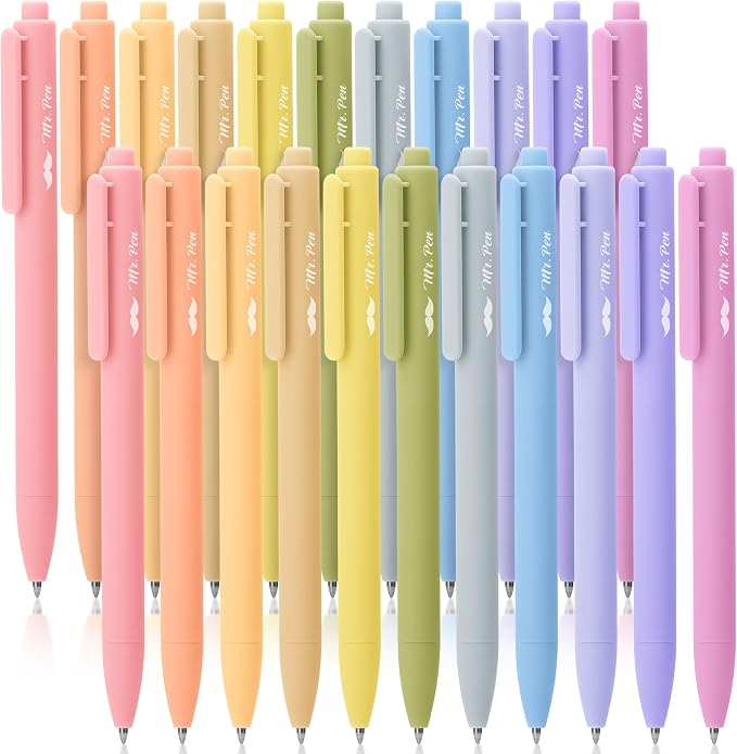 Mr. Pen Bolígrafos Retráctiles de Tinta Gel, Pack 22, Negro miniatura 8