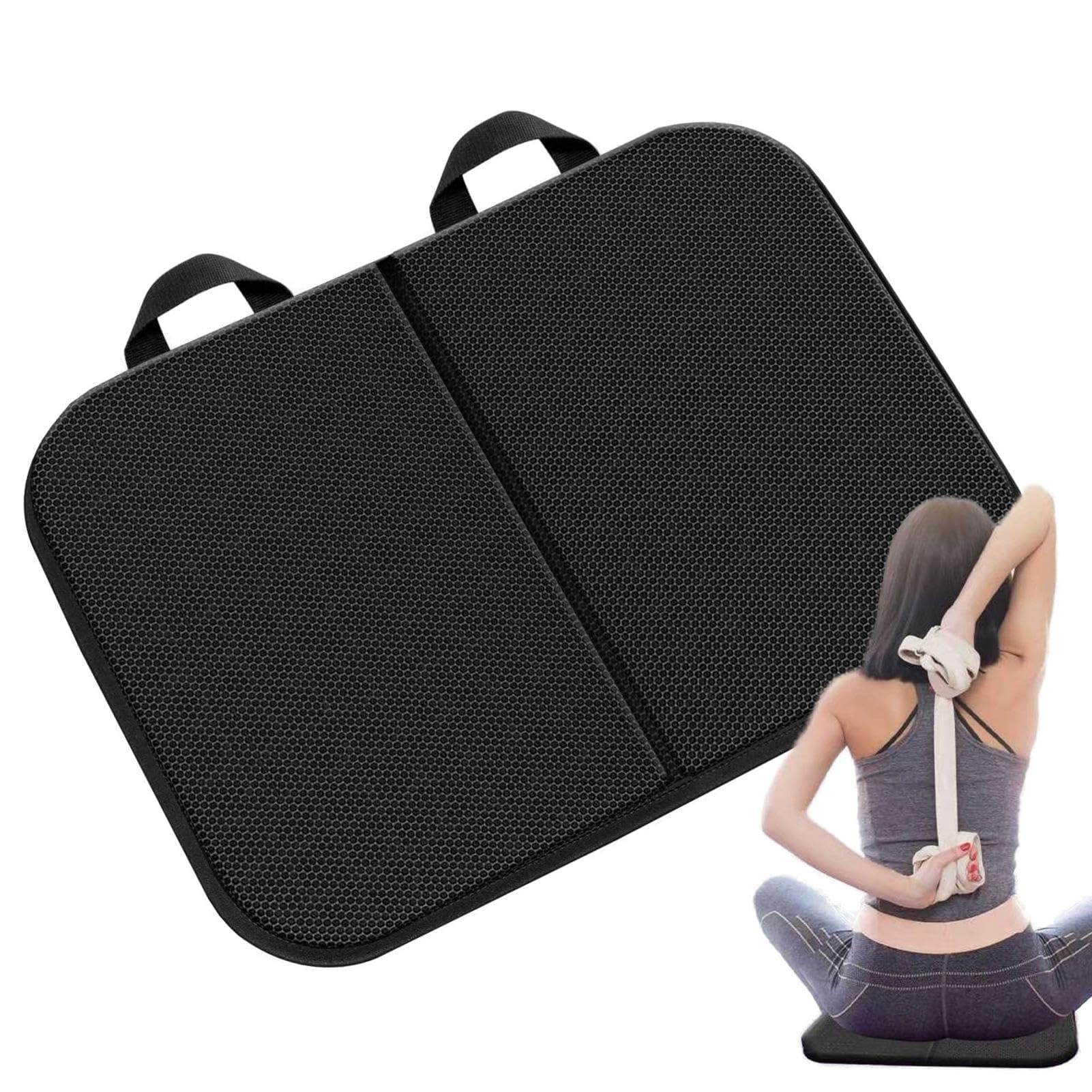 QIZUN 2 Pack Seat Cushion for BMW X3 E83 F25 G01 G45, Breathable Honeycomb Chair Pads Non-Slip Pressure Relief Cooling Sitter for Office Car Travel,61 * 37 * 3cm