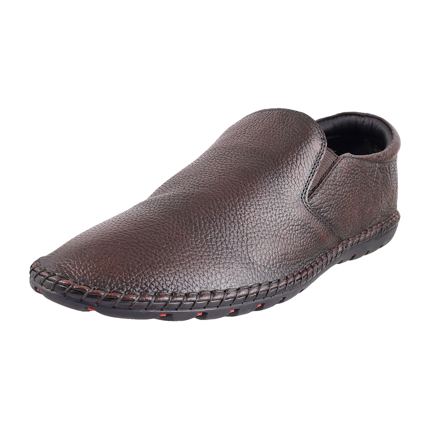 Mochi Men Brown Leather Men Flat Shoes (19-3841-12-39) Size (5 UK/India (39EU)) (B084ZHJ7GH) Amazon Price History, Amazon Price Tracker