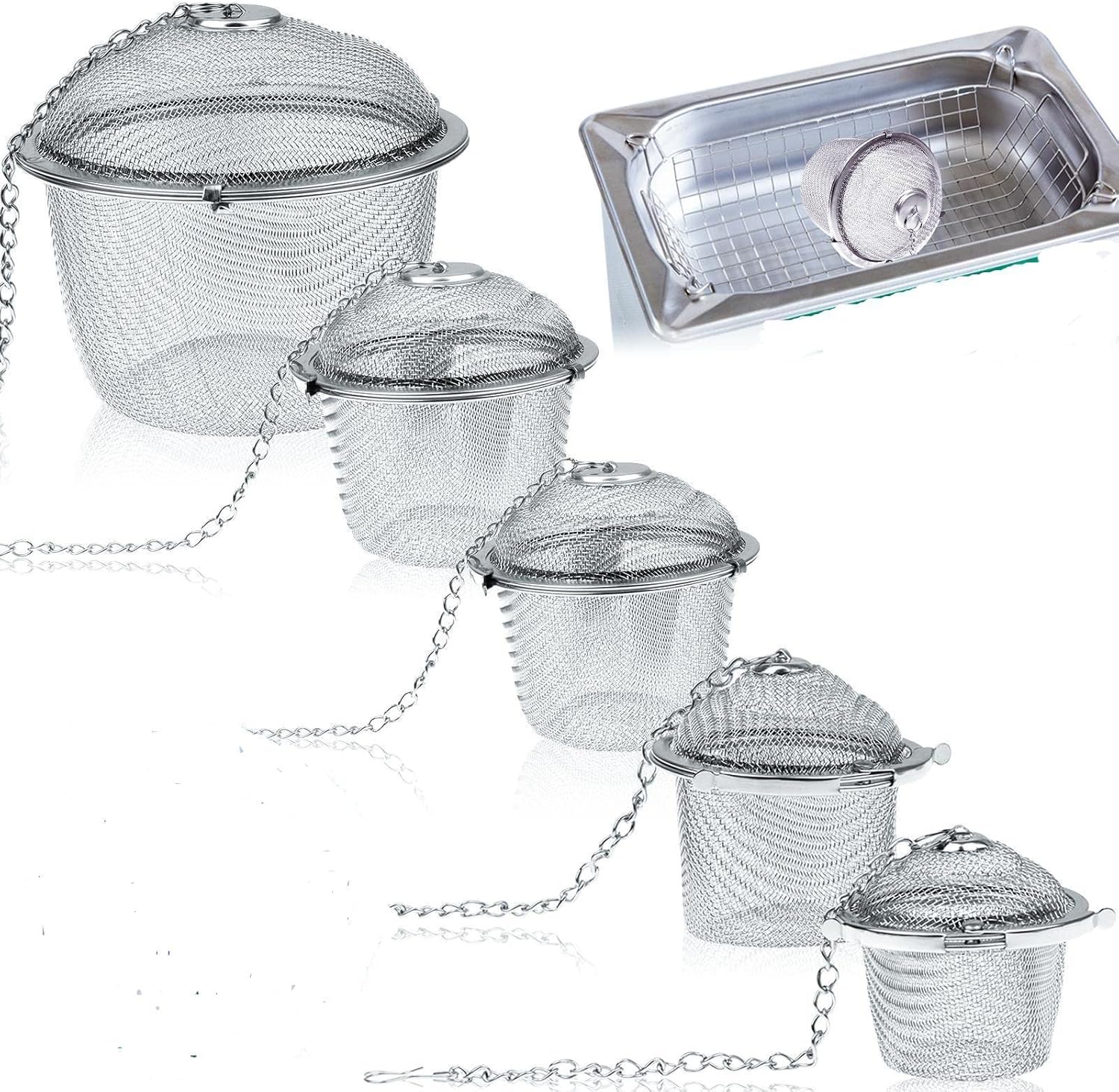 5 PCS Ultrasonic Cleaner Baskets Ultrasonic Parts Cleaner Ultrasonic
