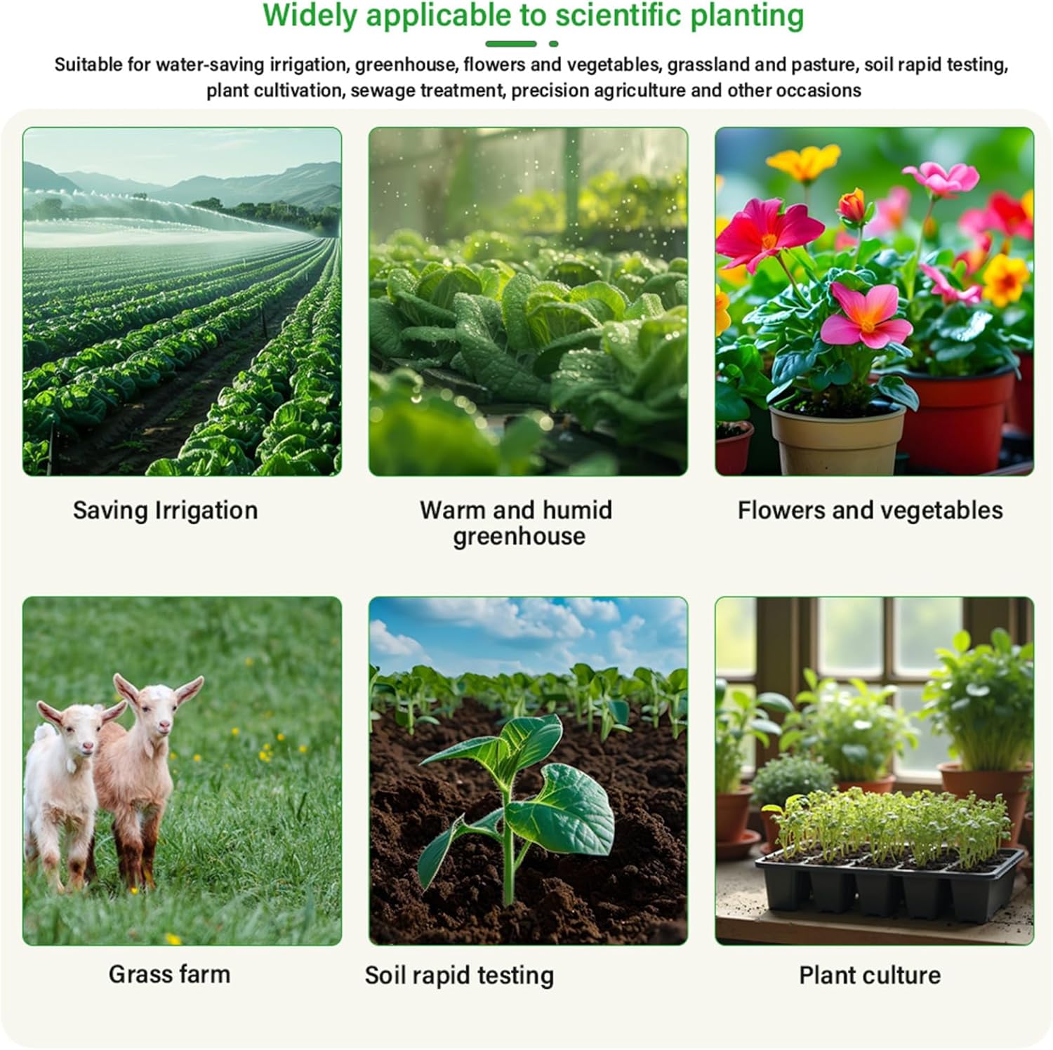 継続的な健康のための高精度検出器を備えた人間工学に基づいた土壌テスターデバイス屋内屋外アプリケーションガーデン検出器