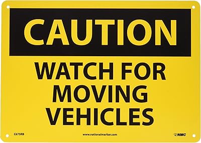 NMC C675RB OSHA Sign, Legend