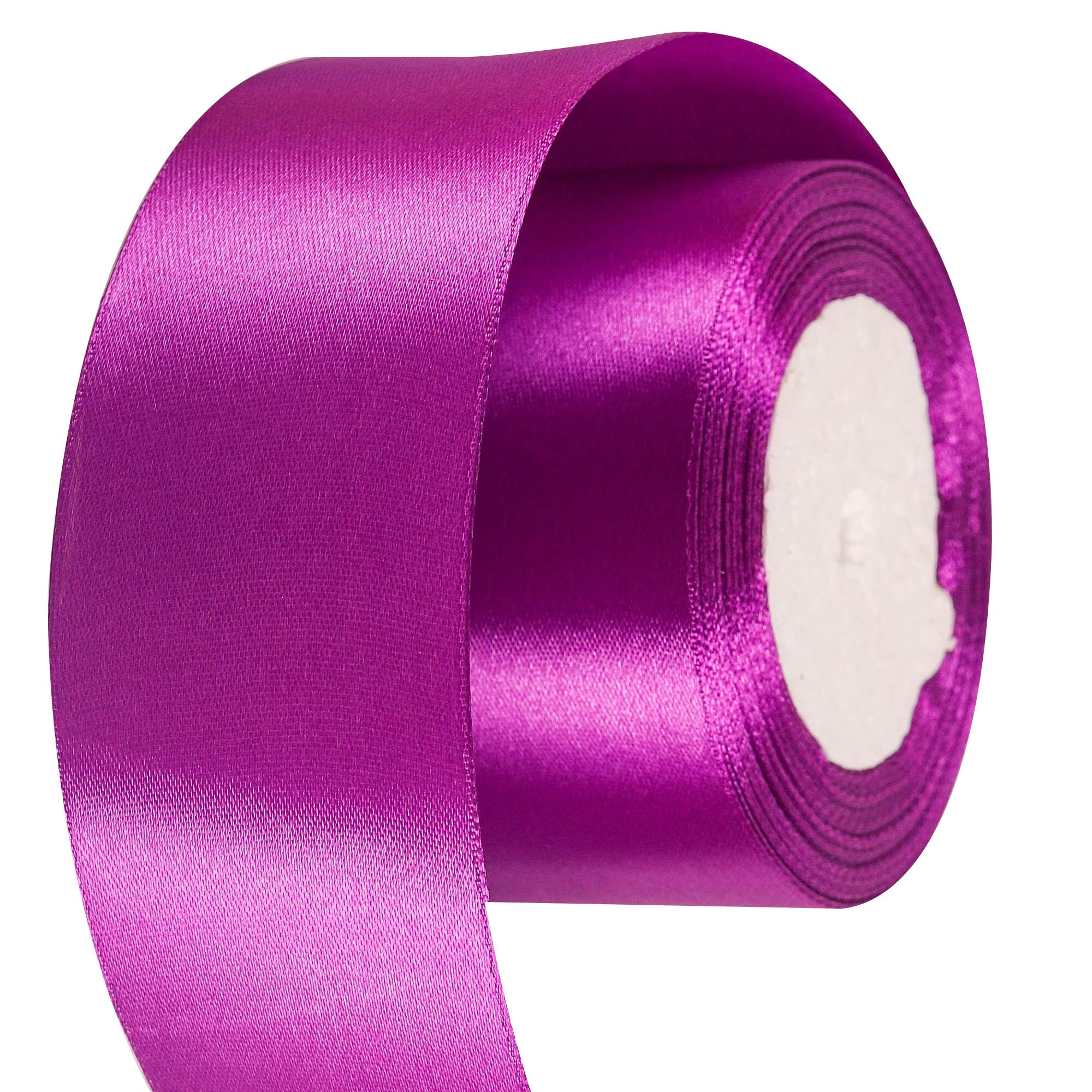50mm Wide White Ribbon Thick Wedding Car Ribbon 22m, 2 inch Thick White Satin Ribbon for Gift Wrapping Wedding Car Christmas Birthday Cake Hair Bow Florist Bouquet Crafts Decorations — view 42