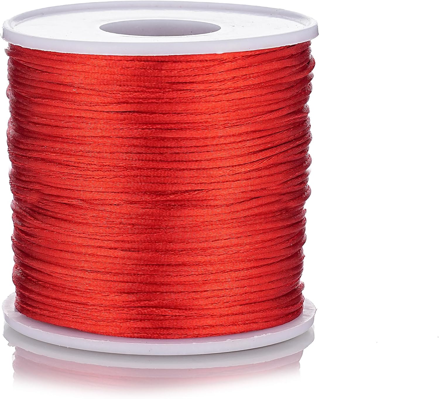 1mm Red Satin Rattail Cord