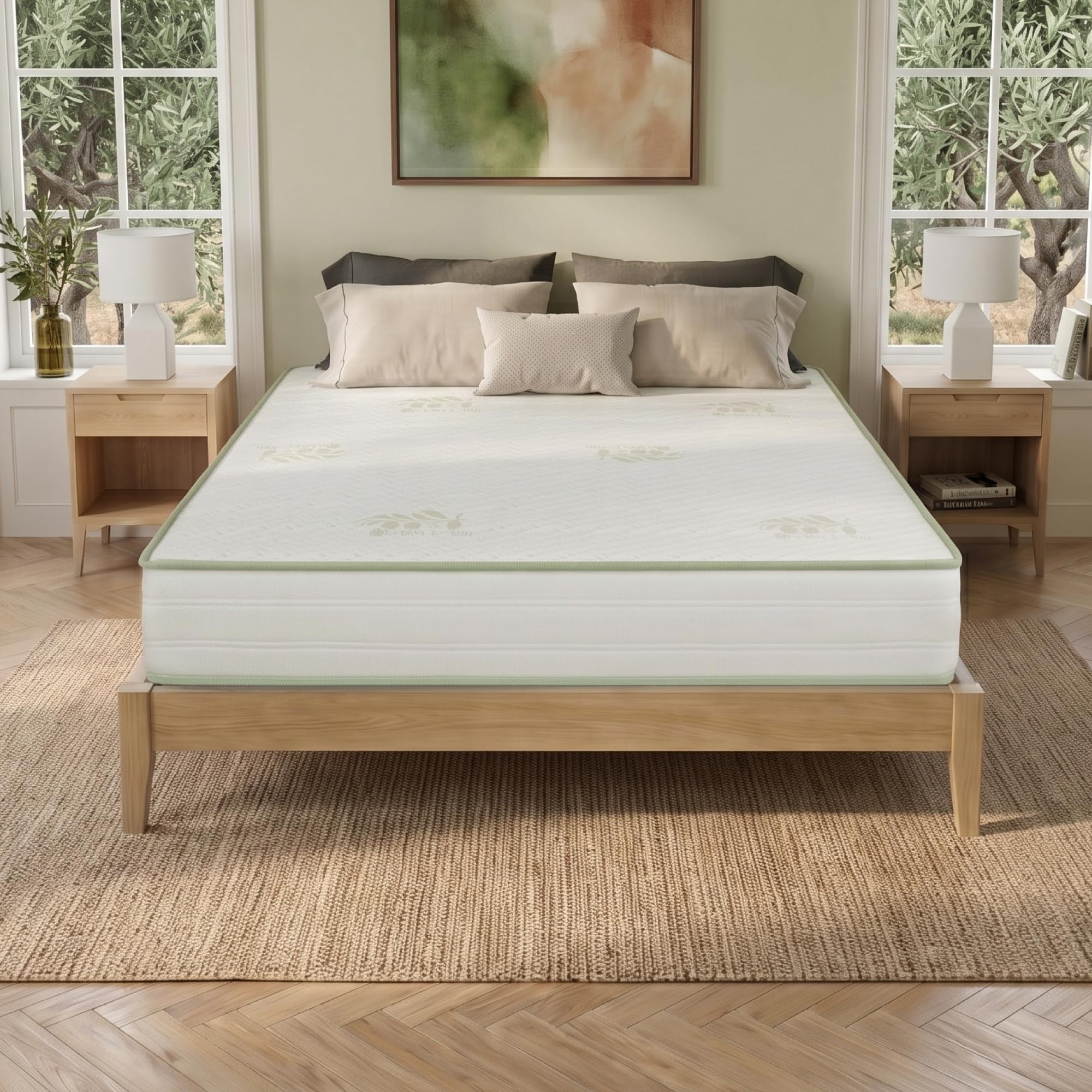 Sleephome Materasso Memory + Molle Insacchettate 24 cm Matrimoniale 160x190 Latino | 100% Made in Italy | Dispositivo Medico Ortopedico Ergonomico | Anallergico e Antibatterico | Antiacaro