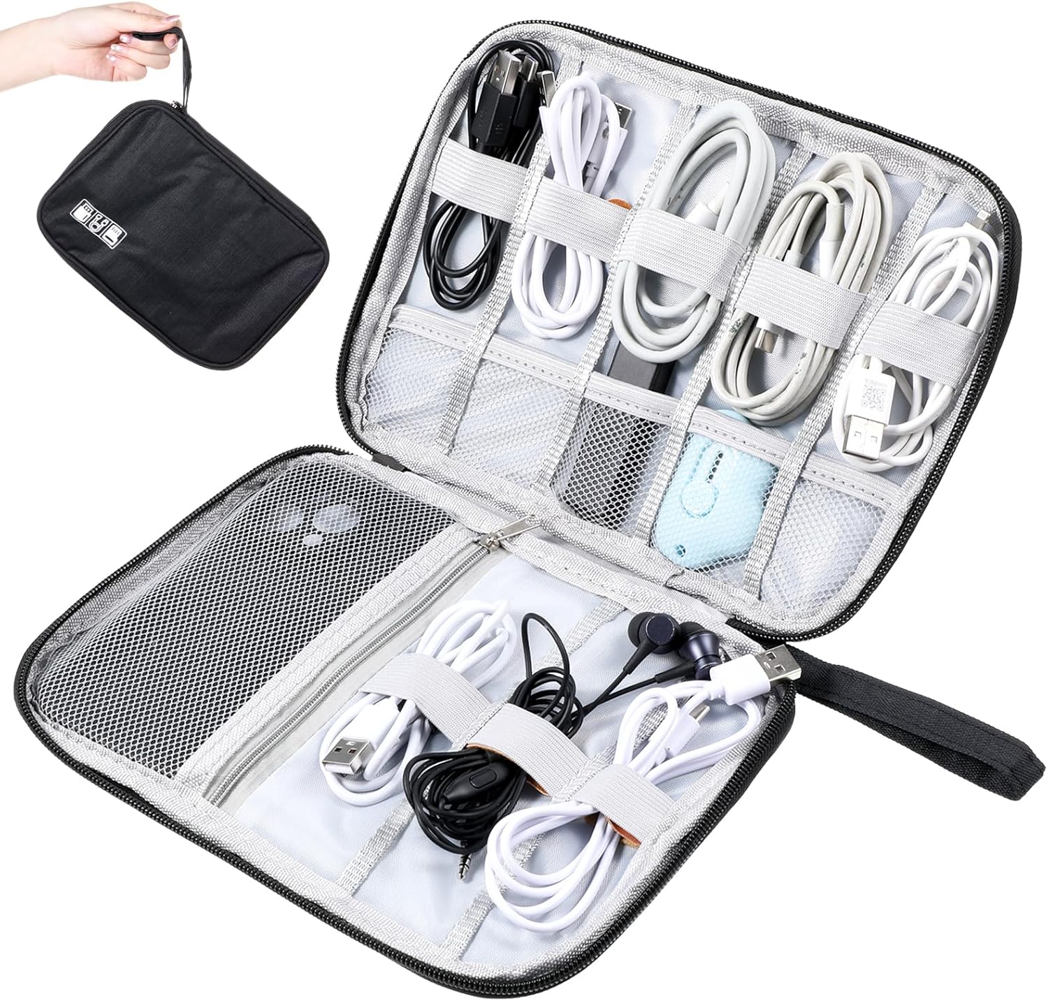 Cord Travel Organizer Case Cable Organizer Bag Electronics