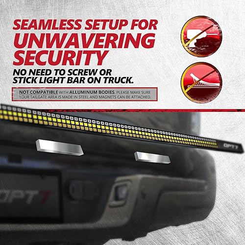 Miniatura 2 de OPT7 Imanes de barra de luz para portón trasero, 5 imanes de neodimio de metal de tierras raras fuertes hechos específicamente para OPT7 Redline LED