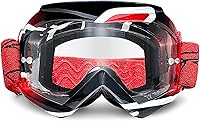 Vista 11 de Gafas de Motocross para Niños y Jóvenes - Gafas Off Road para Bicicleta de Cross y Motocicleta MX con Lentes de Protección UV Antiempañamiento
