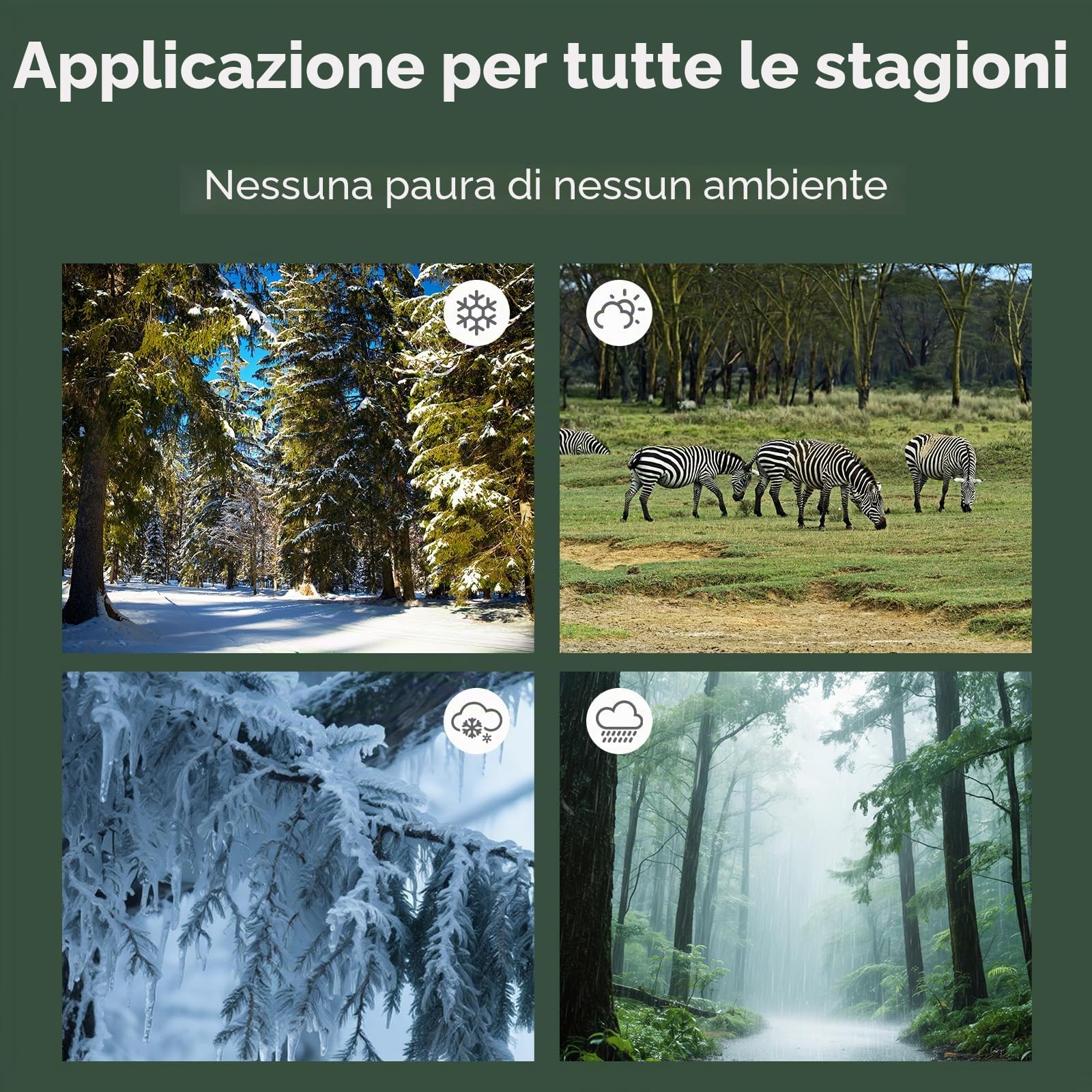 VOOPEAK Doppia lente solare per selvaggina Wi-Fi 4K 60MP, luce stellata, visione notturna, con trasmissione del cellulare, APP, telecamera per animali selvatici con visione notturna, sensore di