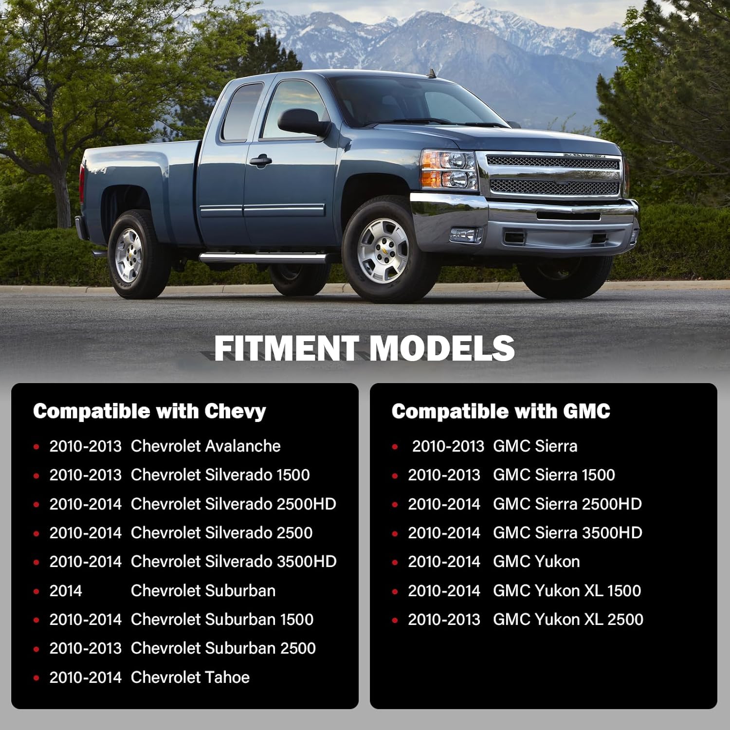 Tutor Auto 926-740 Front Left Driver Side Door Armrest Repair with Door Release Handle Above Armrest Compatible with 2010-2014 Chevy Silverado, Avalanche, Suburban, Tahoe, GMC Sierra, Yukon - Gray