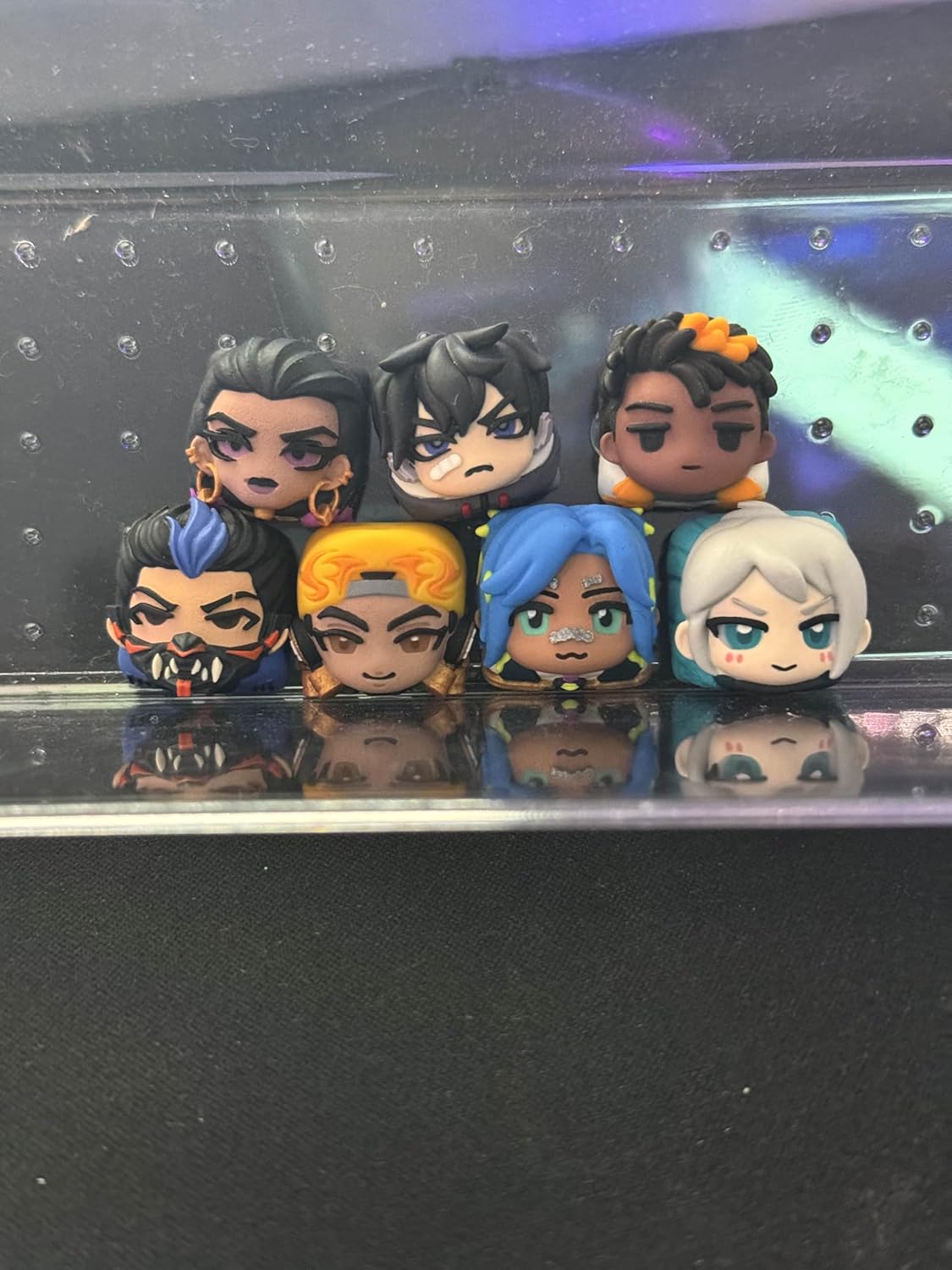 Valo Duelist Agent-Inspired Keycap – Custom PBT Artisan Key for Mechanical Keyboards | Jett, Reyna, Phoenix, Raze, Yoru | MX-Compatible | Gamer Collectible (Full Set)
