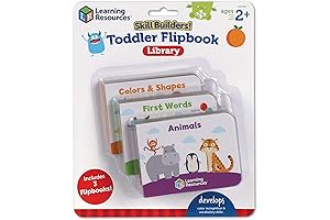 Toddler Learning Activities | Engaging Skill Builders Flipbook Library Toy Set For...