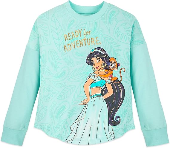 Amazon ディズニー ジャスミン 長袖tシャツ ガールズ マルチ Tシャツ カットソー 通販