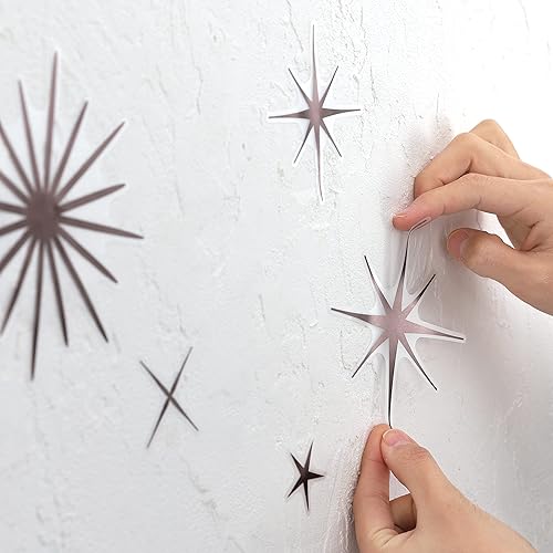 Miniatura 7 de Calcomanías de pared con diseño de estrella parpadeante, calcomanías de pared extraíbles, calcomanías de pared de estrellas, calcomanías de pared