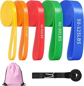 Exercise Bands, Resistance Bands for Working Out, Workout Bands, Pull up Assist Bands, Stretch Bands for Exercise at Home/Gym -fu