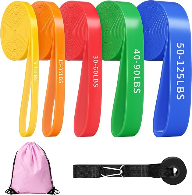 Exercise Bands, Resistance Bands for Working Out, Workout Bands, Pull up Assist Bands, Stretch Bands for Exercise at Home/Gym -fu