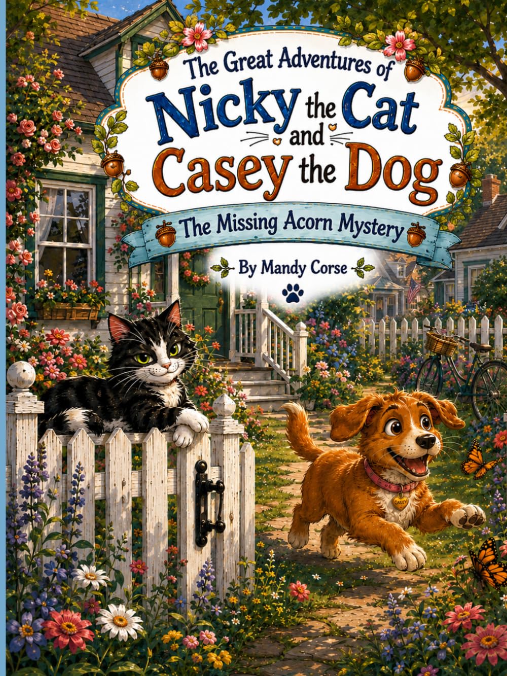The Great Adventures of Nicky the Cat and Casey the Dog: The Missing Acorn Mystery (Nicky & Casey Adventure Series)