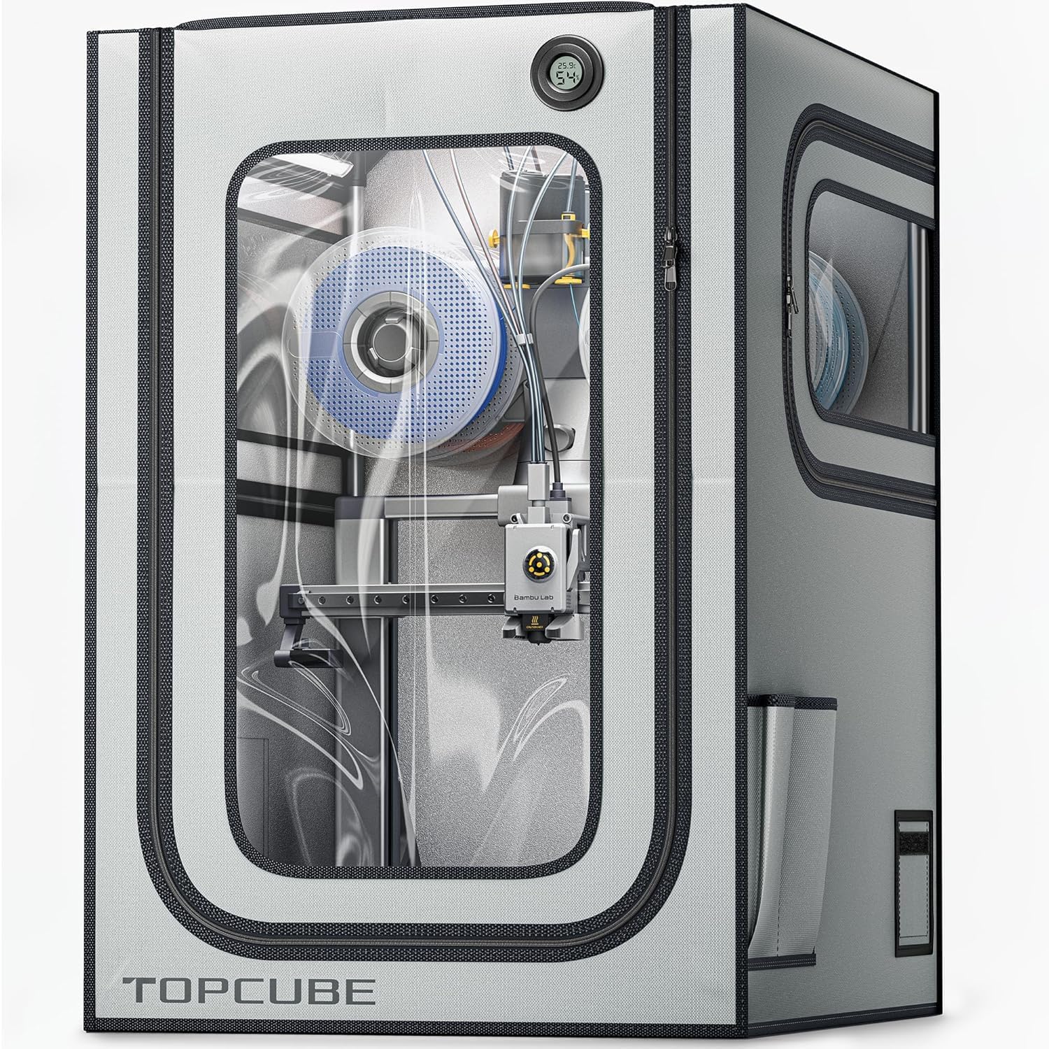 3D Drucker Gehäuse und 4er Filament Aufbewahrungsbox Set