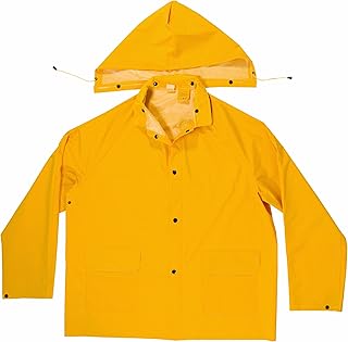 CLC Custom Leathercraft R114X Heavyweight PVC Rain Jacket, Detachable Hood, XL