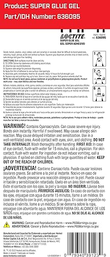Miniatura 2 de Loctite 39123 Quicktite - Aplicador de gel adhesivo instantáneo (0.14 oz)