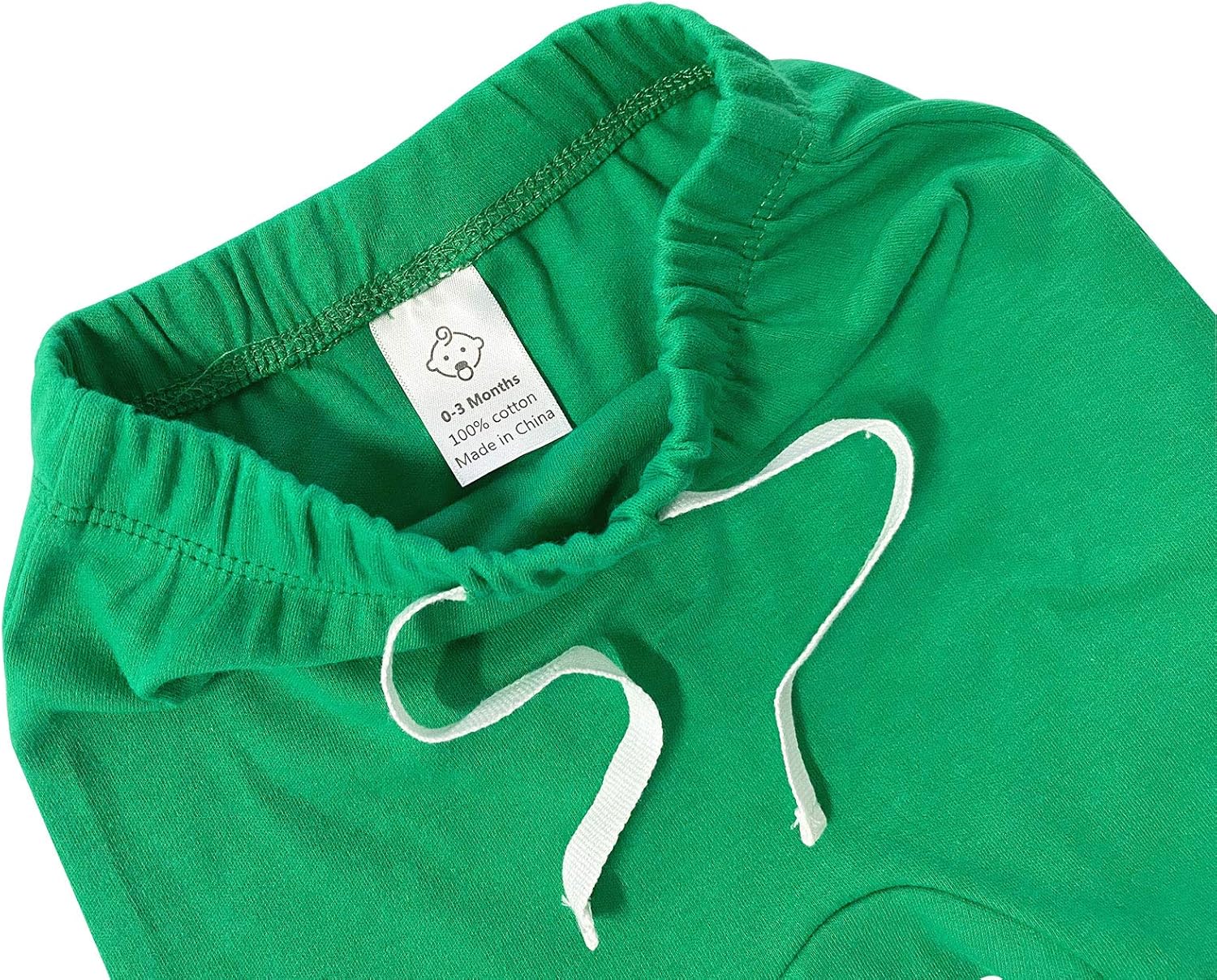 SOBOWO Newborn Baby Boy Girl 3-Pack Joggers Infant Baby Cotton Harem Pants for Toddler Boys Girls 0-3T Interlock 195 GSM - Image 6