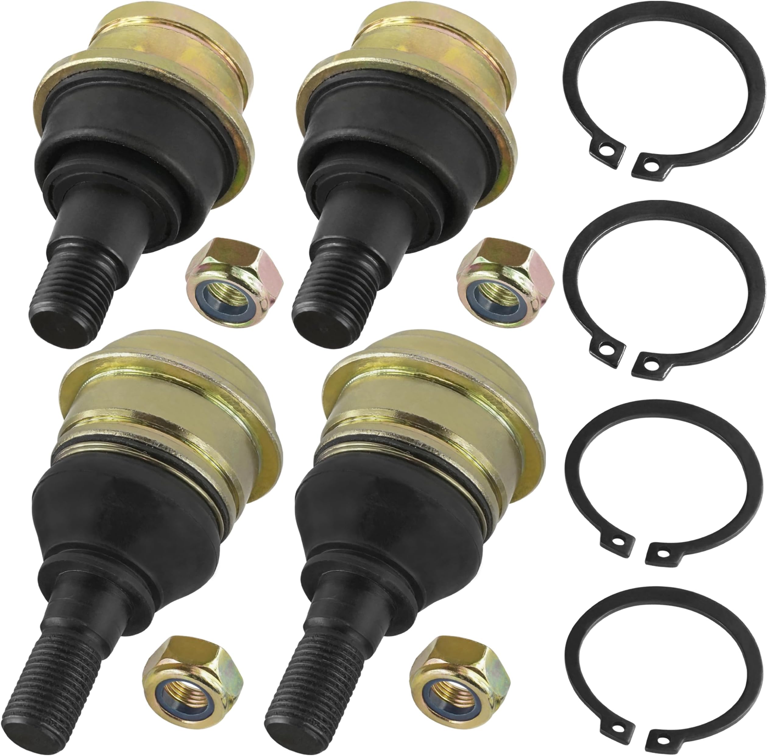 Caltric 2 Front Knuckle Lower Upper Ball Joint Compatible With John Deere Xuv Gator 625 I 825 I Gas