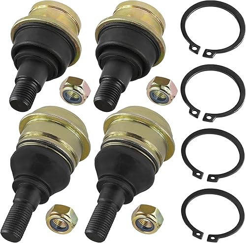 Caltric 2 rótula superior inferior del nudillo delantero compatible con gas John Deere Xuv Gator 625 I 825 I